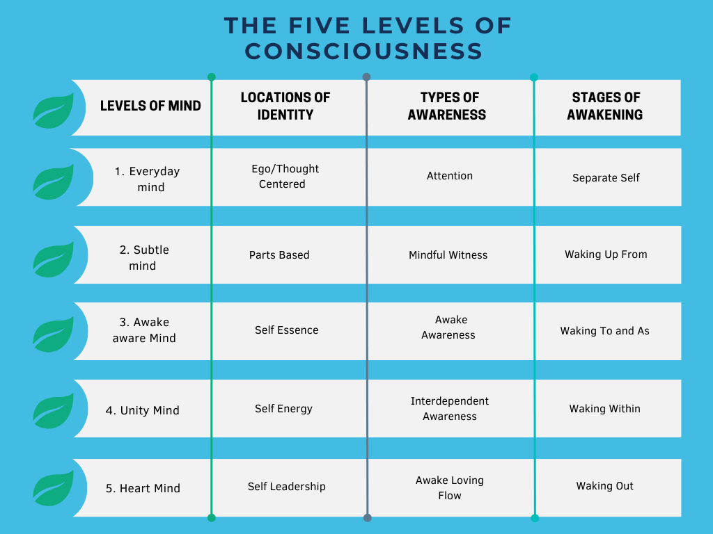 5 levels of awareness