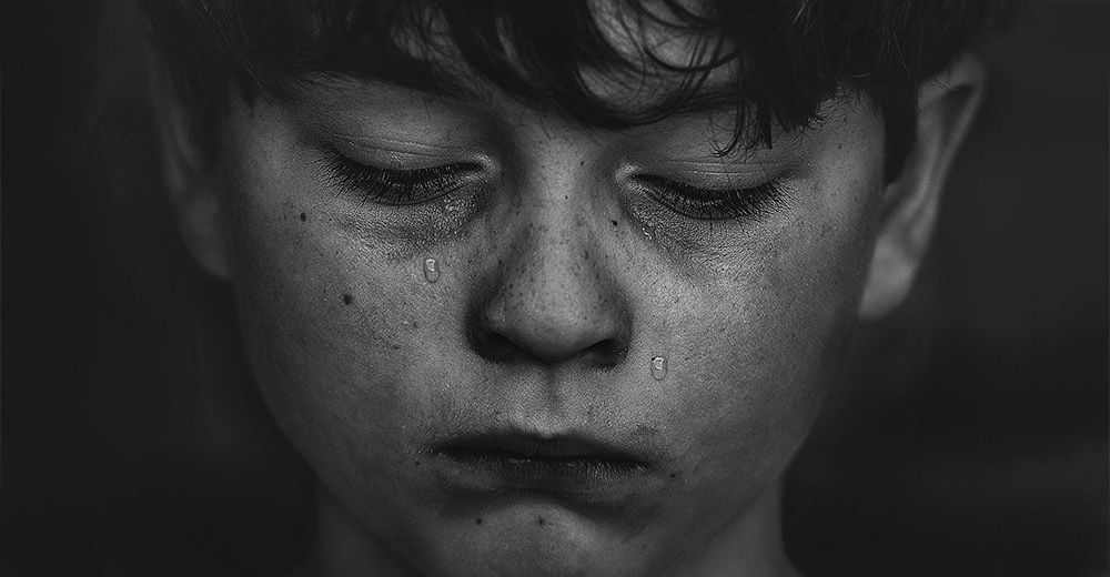 crying boy
